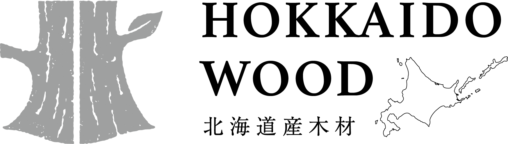 HOKKAIDOWOODロゴ