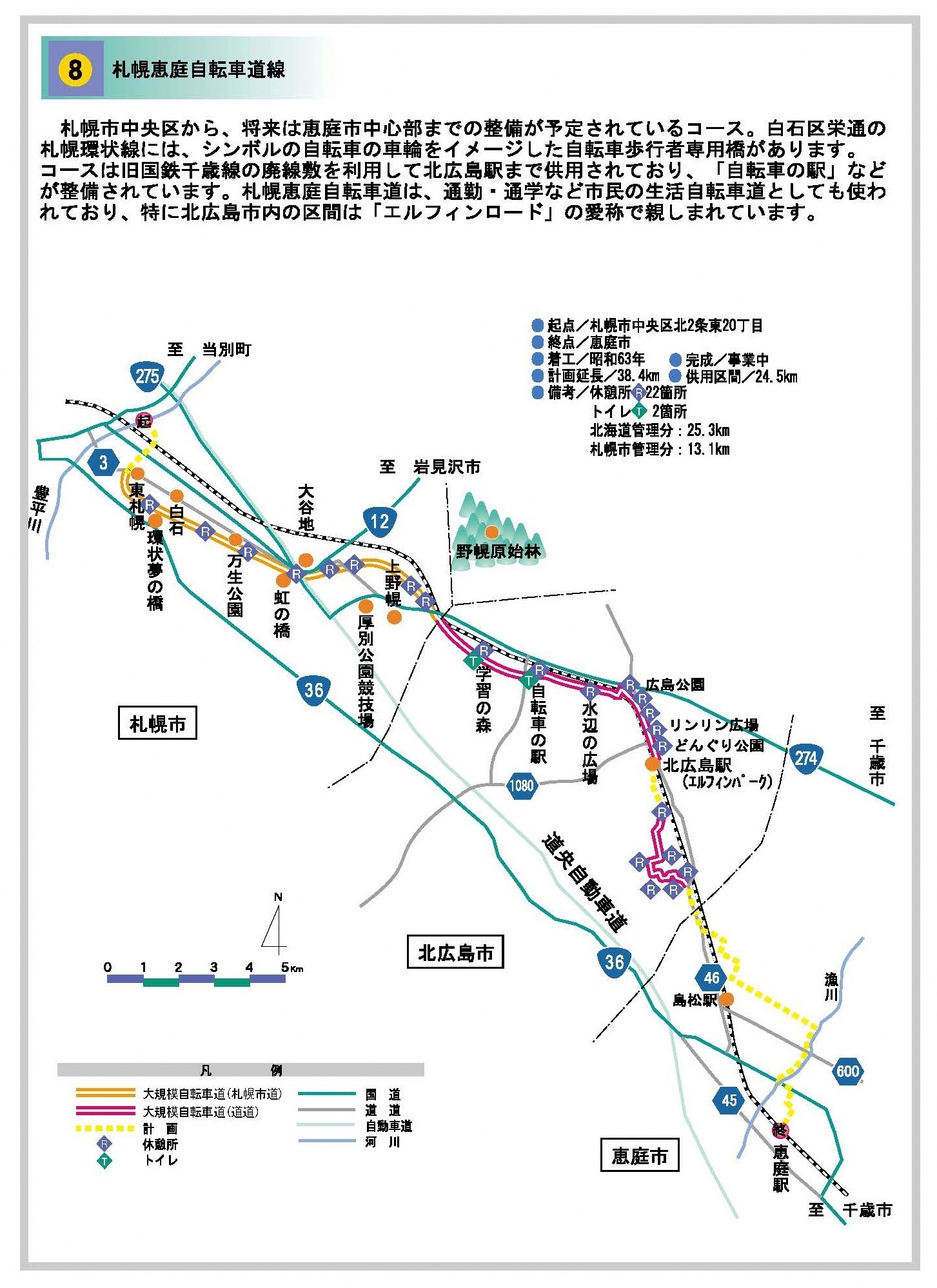 08札幌恵庭自転車道線