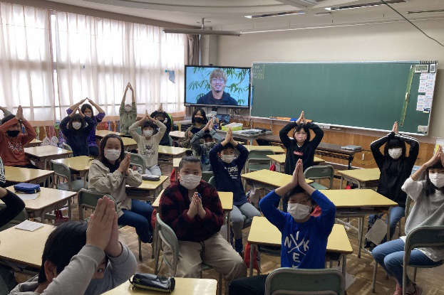 石狩市立石狩八幡小学校との交流の様子（4）